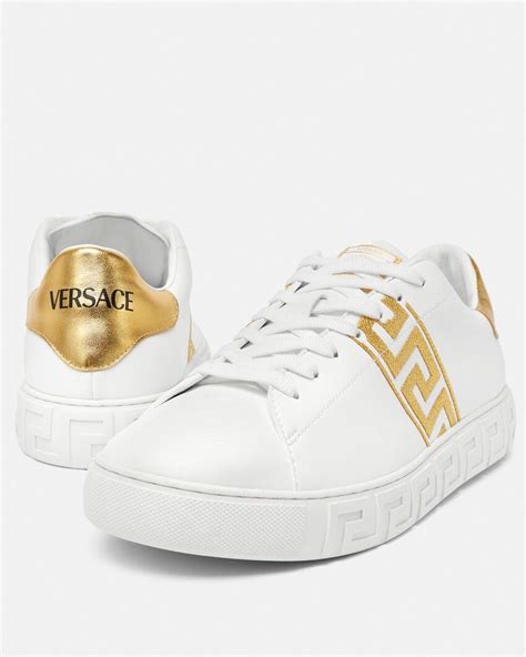 fila mens versace sneakers|versace embroidered sneakers.